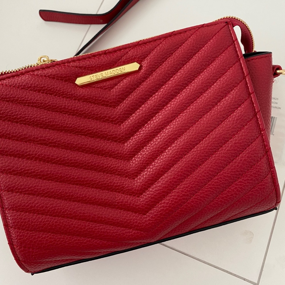 Red Steve Madden Purse
